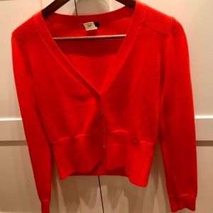 J.Crew cropped merino wool cardigan